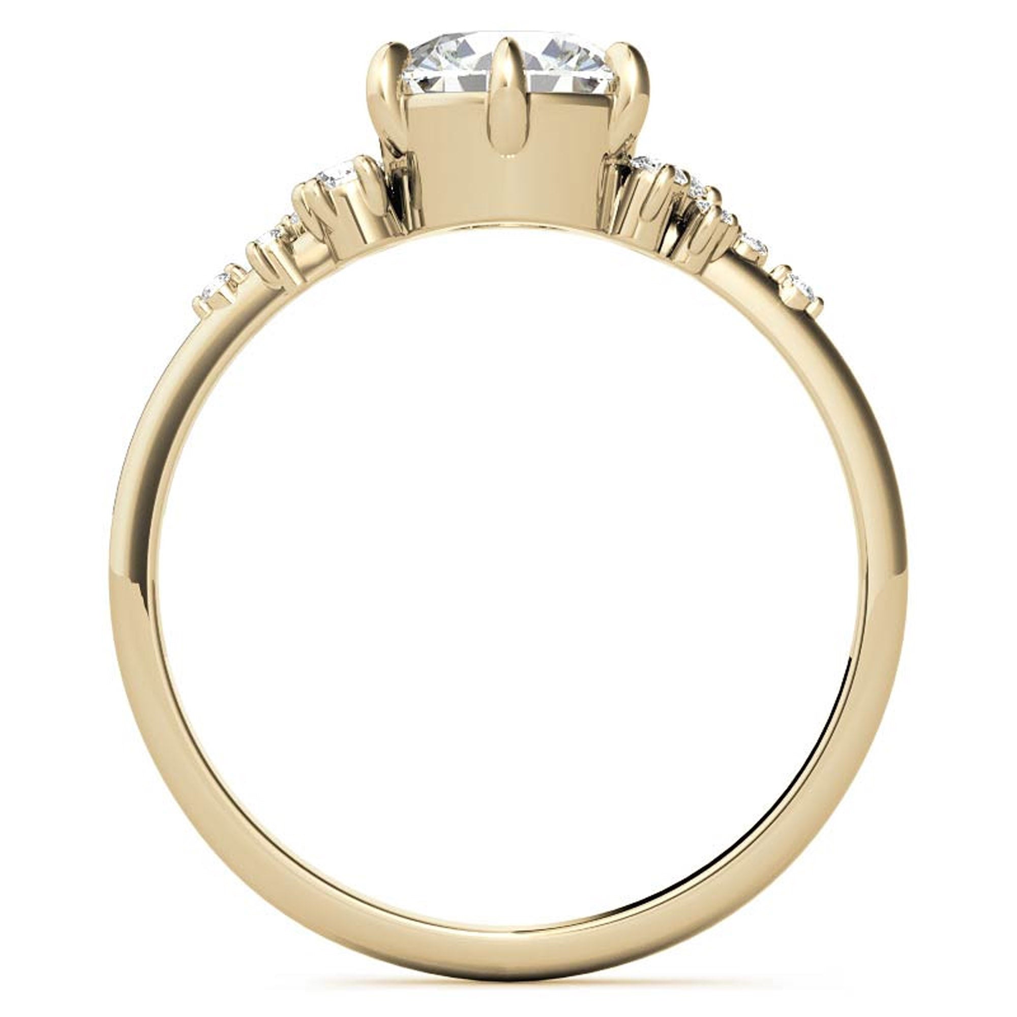 Round Cut Stackable Ring Set
