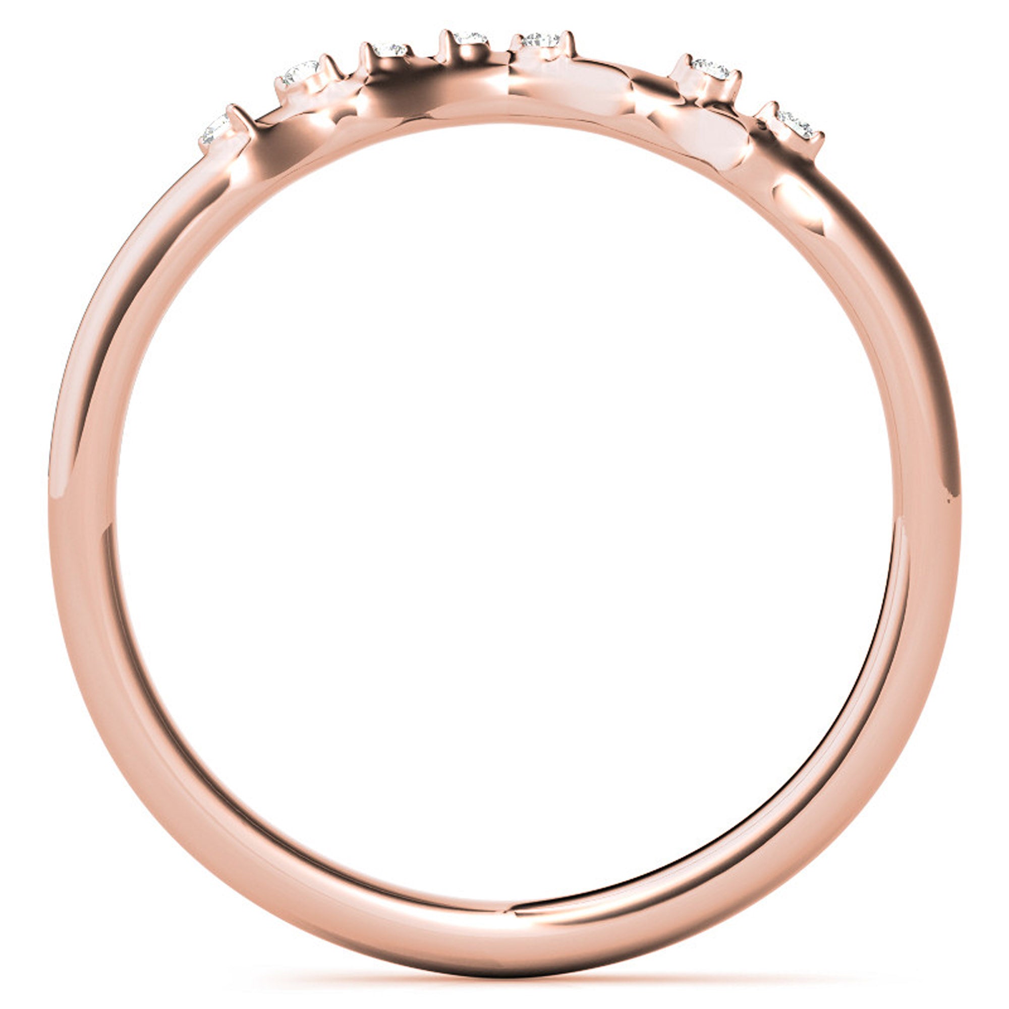 Round Cut Stackable Ring Set