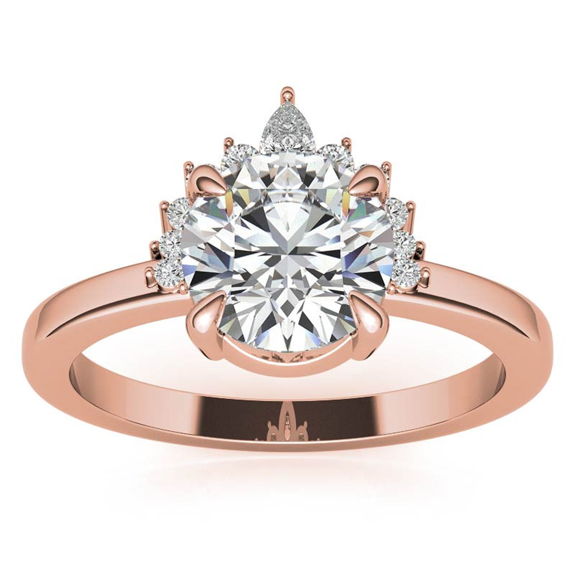 Elegant Crown Design Promise Ring for Women