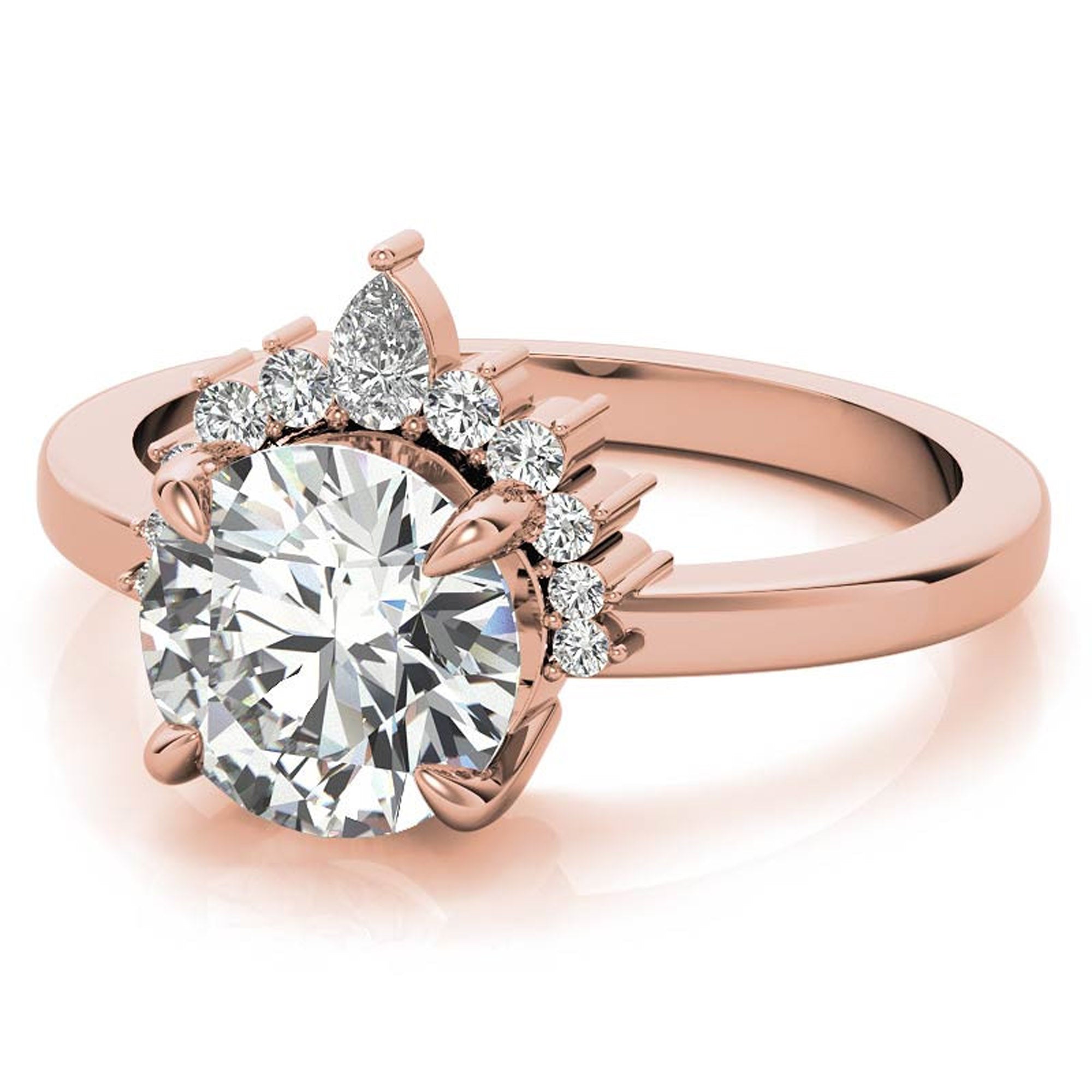 Elegant Crown Design Promise Ring for Women