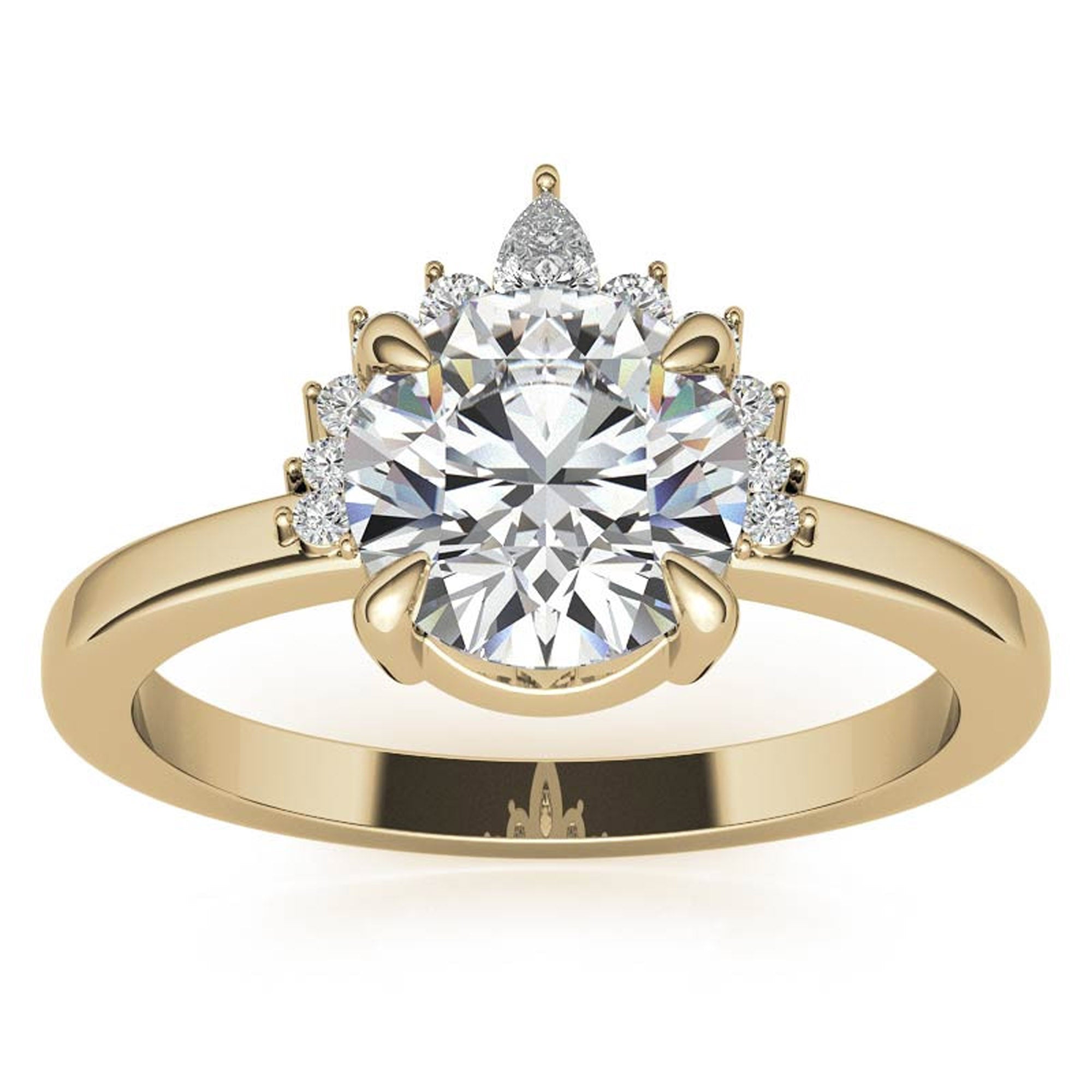 Elegant Crown Design Promise Ring for Women