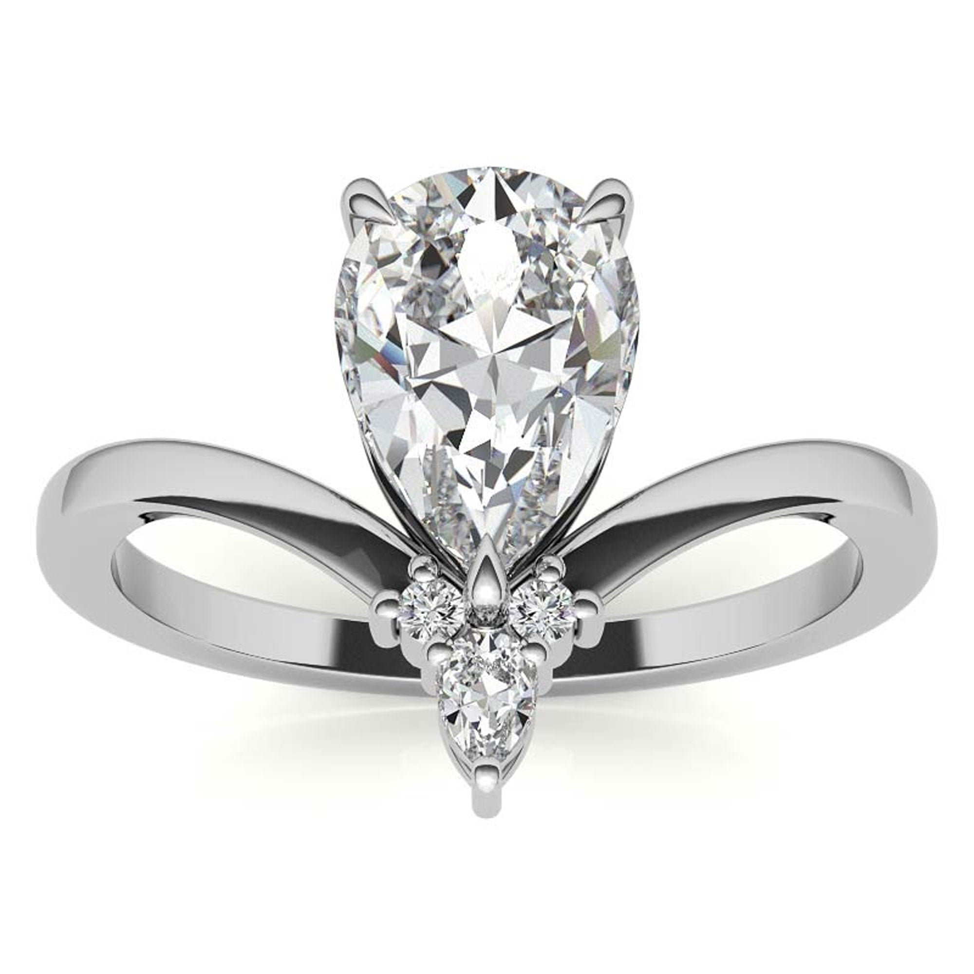 Silver Starlight Desire Ring