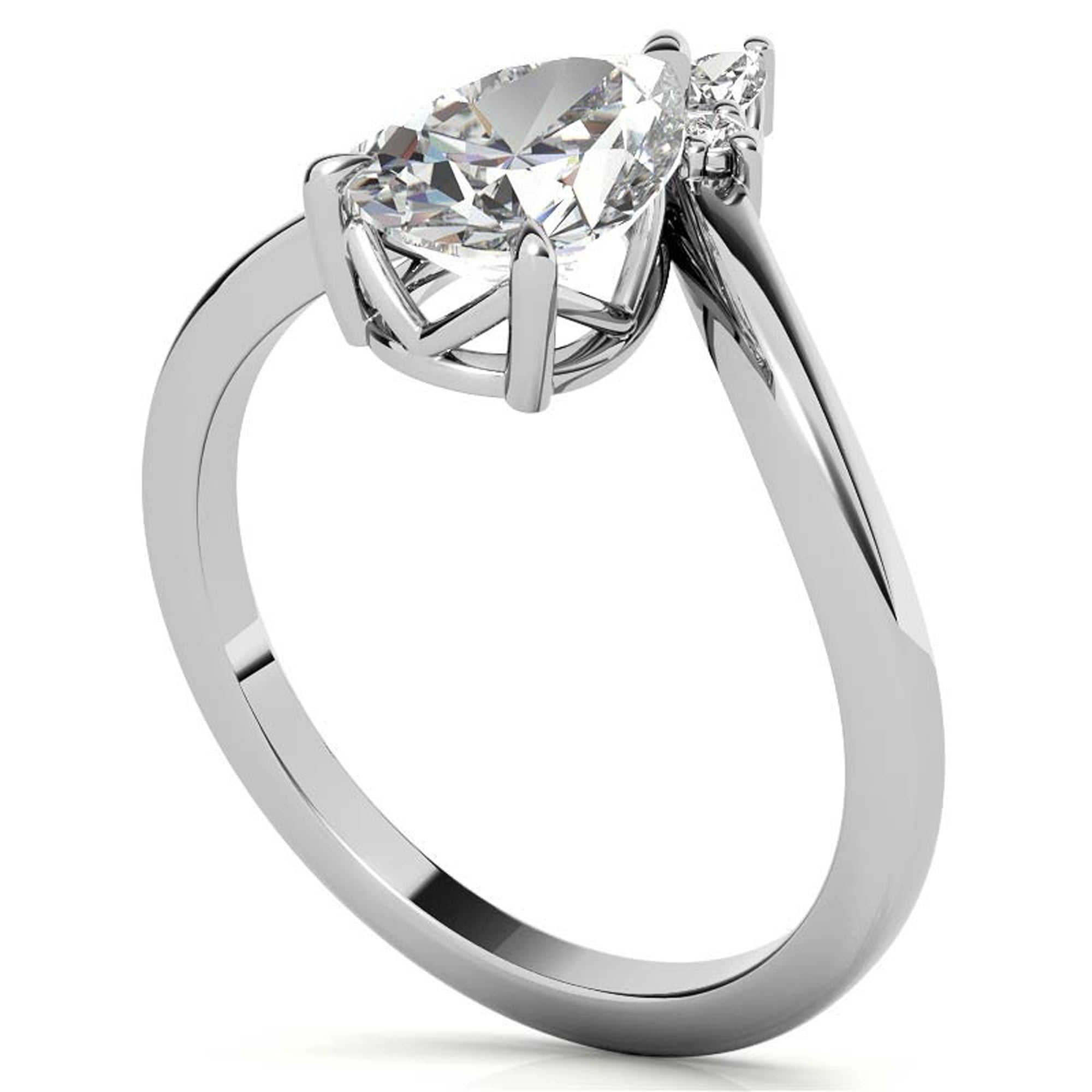 Silver Starlight Desire Ring