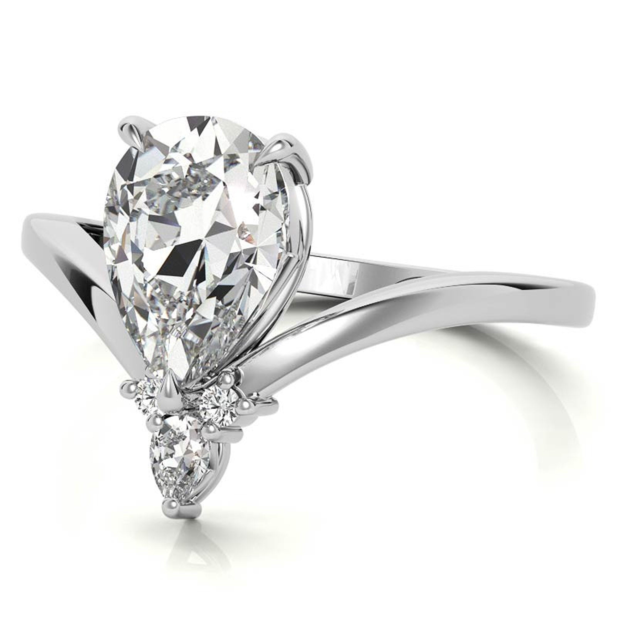 Silver Starlight Desire Ring