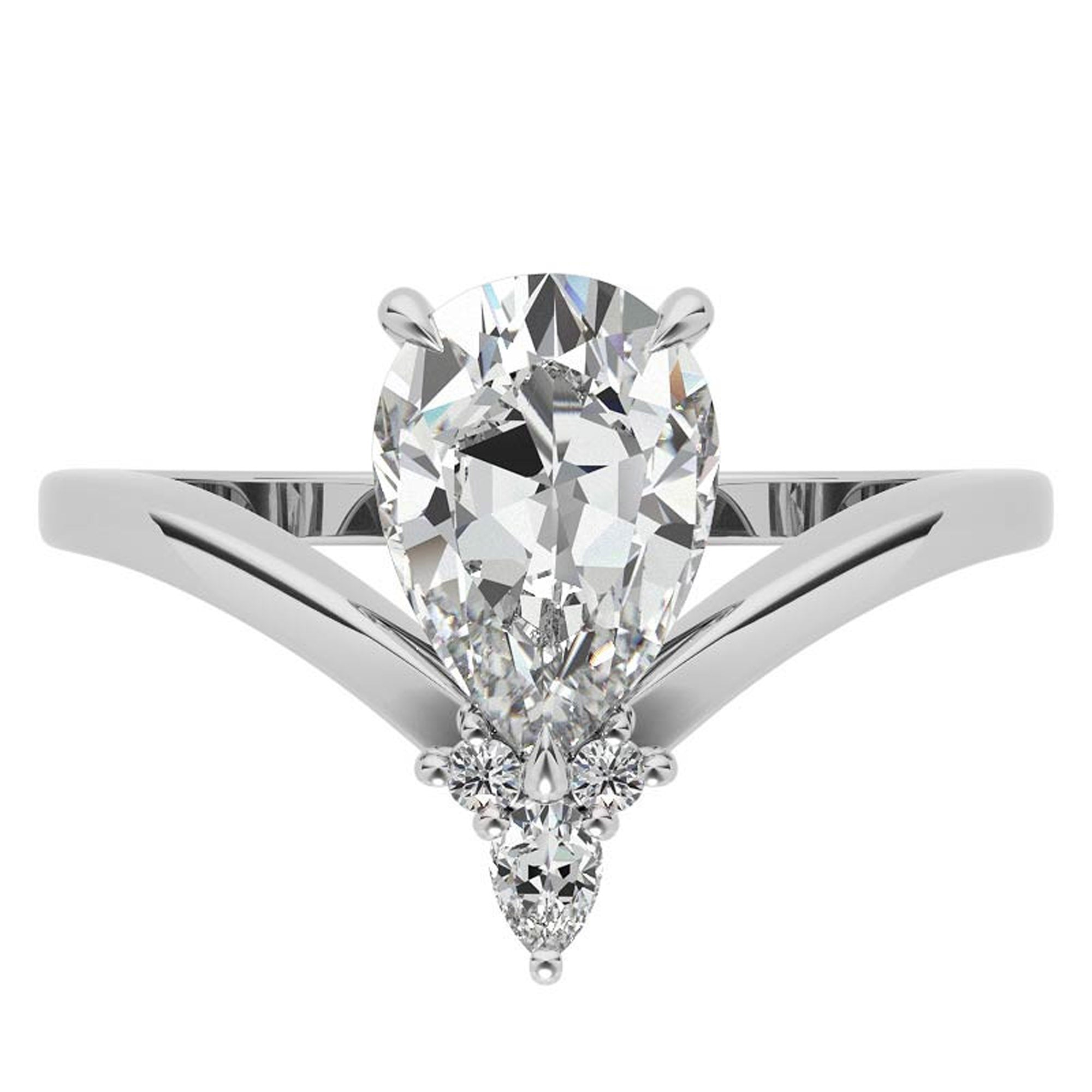 Silver Starlight Desire Ring