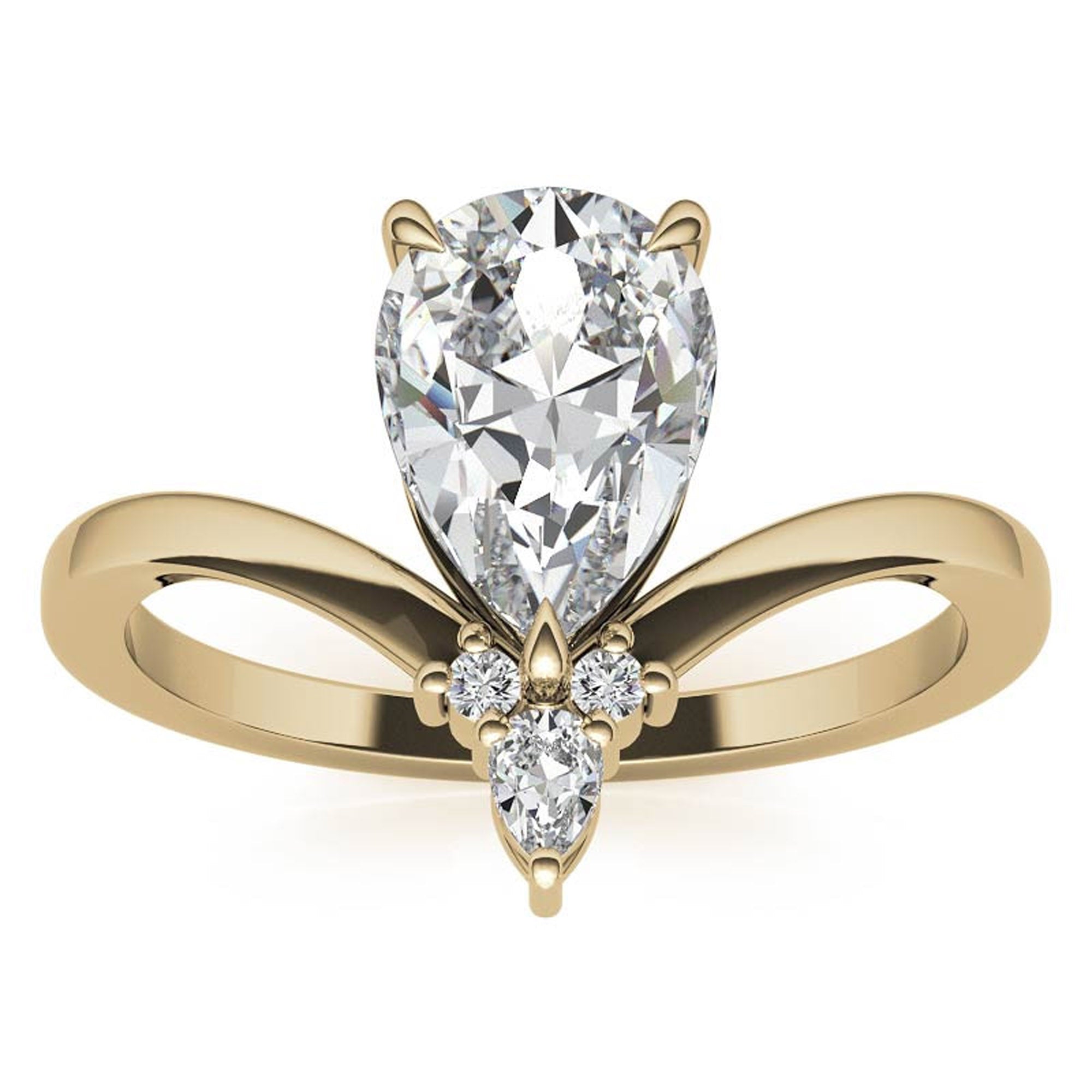 Silver Diana Embrace Ring
