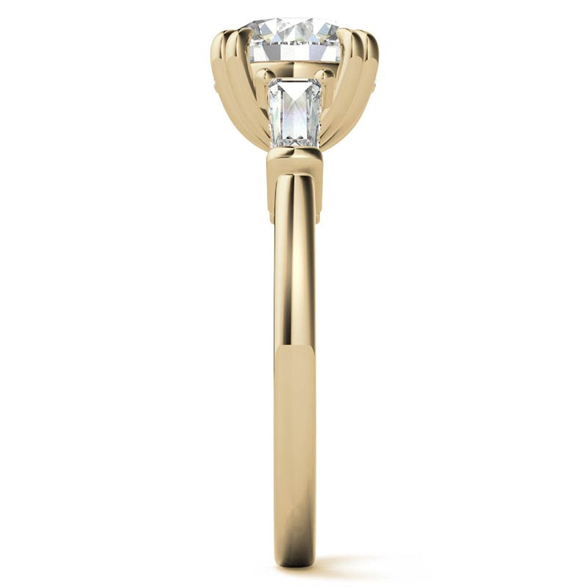Yellow Gold Diamond Stackable Ring Set