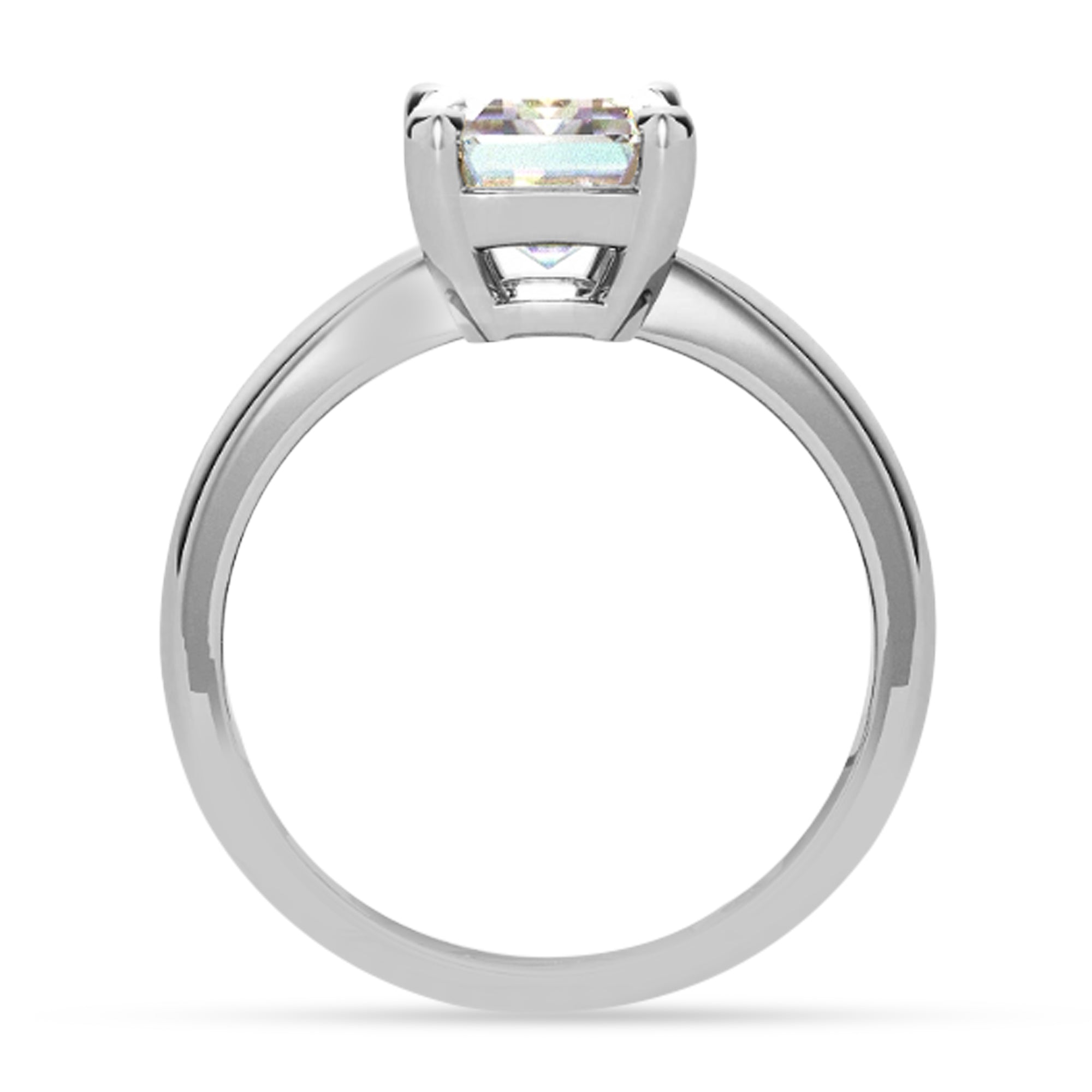 Sparkling Radiant Cut Ring for Her