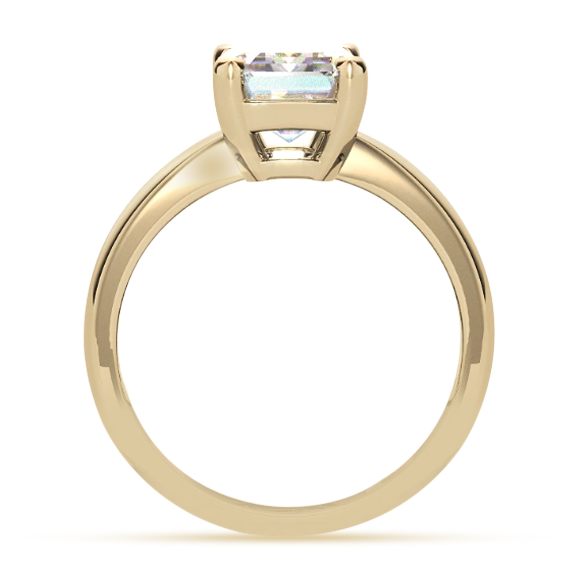 Sparkling Radiant Cut Ring for Her