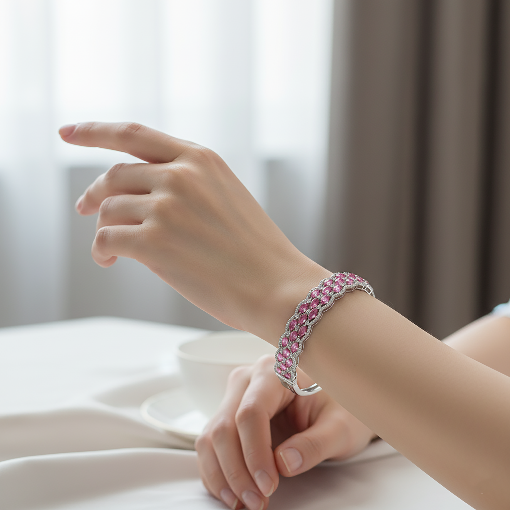 Ruby and Diamond Bracelet