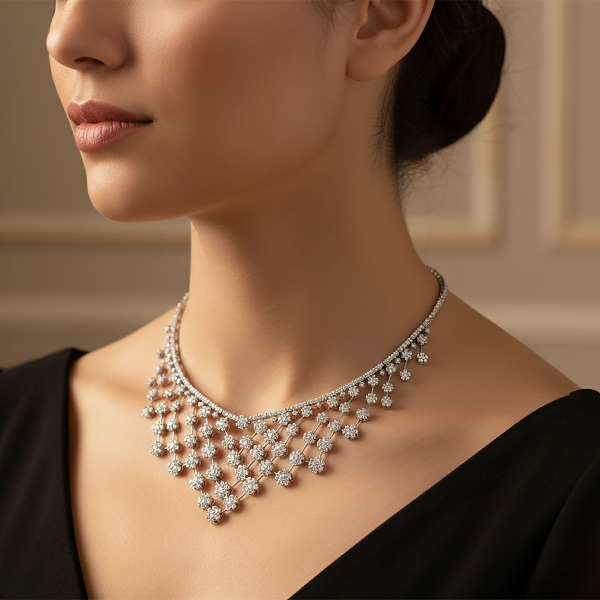 Luxury American Diamond Necklace