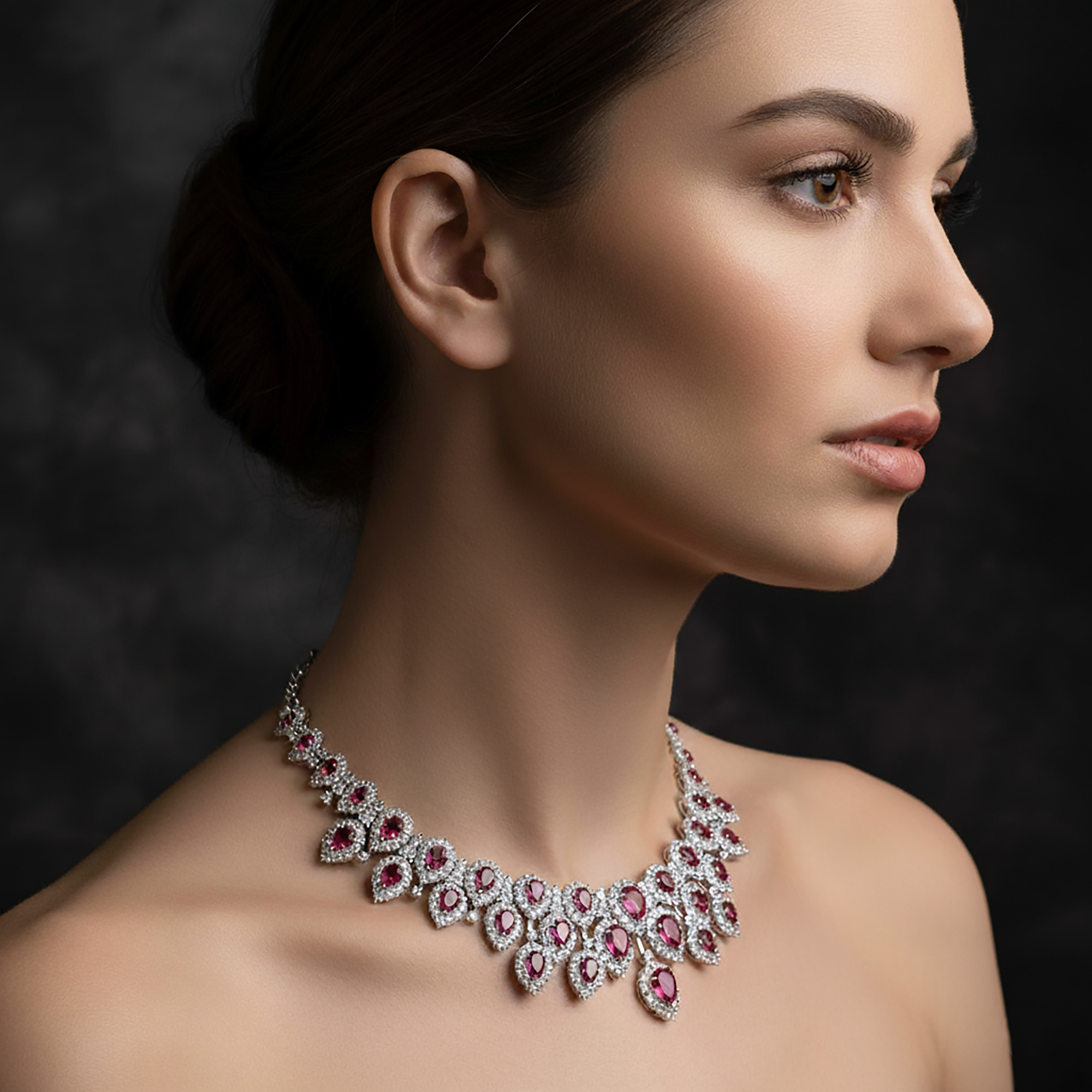 Royal Ruby Choker Necklace