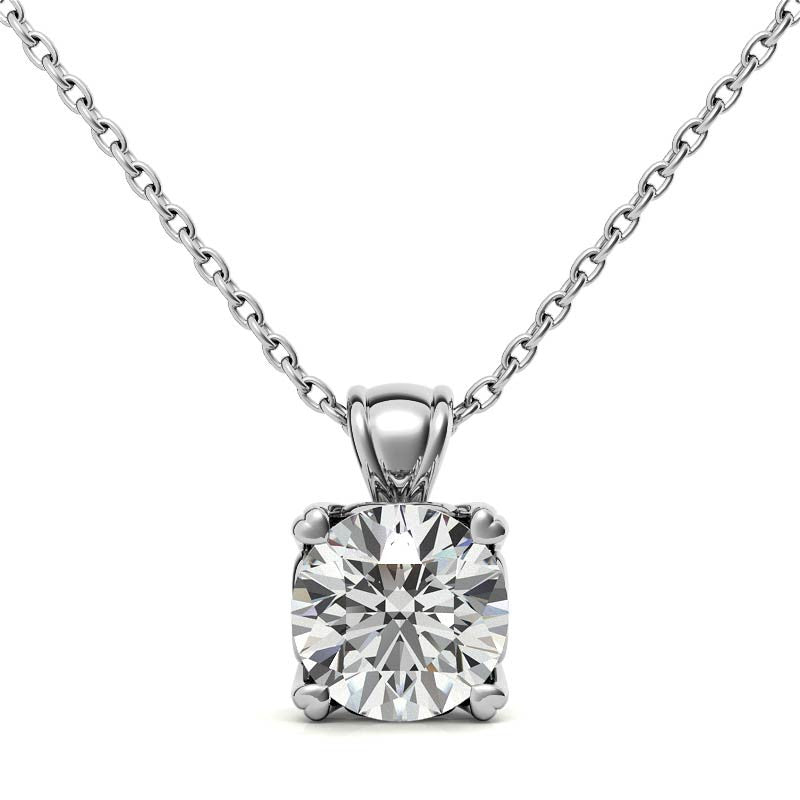 Elegant White Gold Plated Pendant