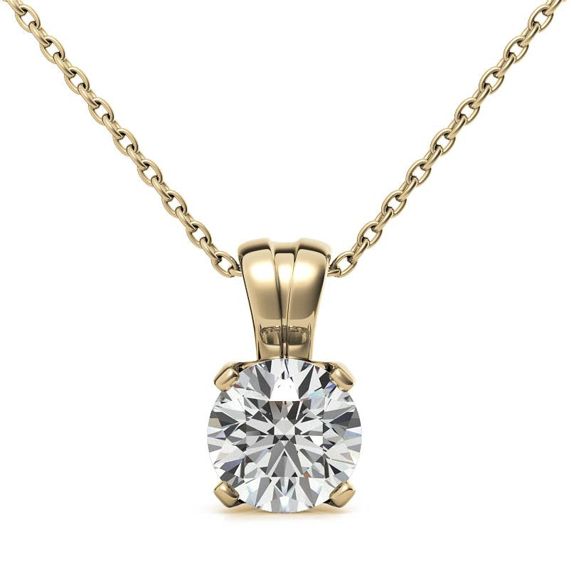 Dainty Yellow Gold Plated Pendant