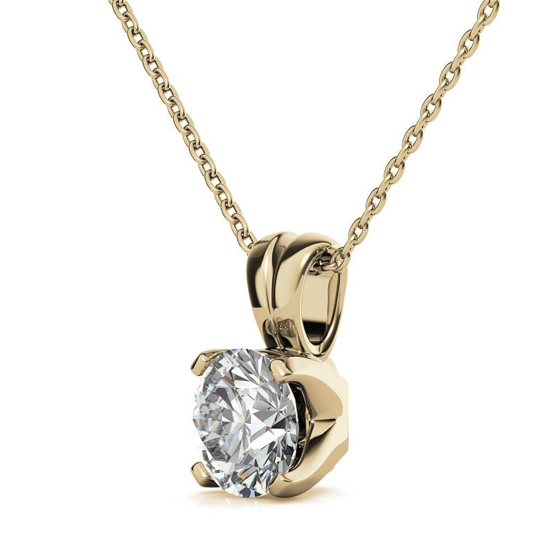 Dainty Yellow Gold Plated Pendant