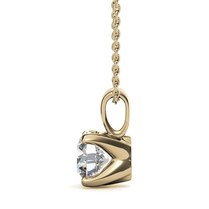 Dainty Yellow Gold Plated Pendant
