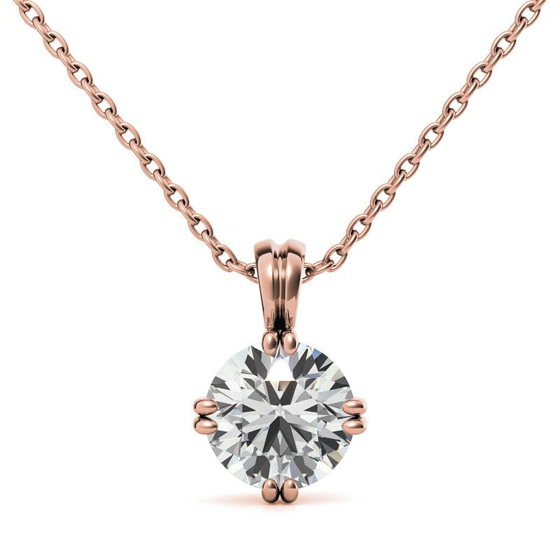 Glamorous Rose Gold Plated Pendant for Women's