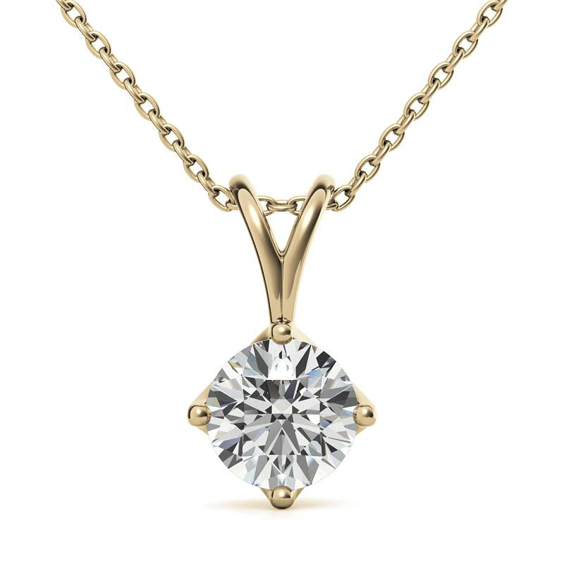 Minimalist Yellow Gold Plated Pendant