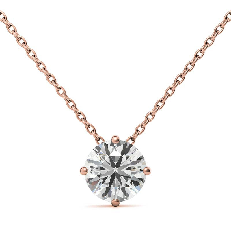 Sterling Silver Prong Set Pendant