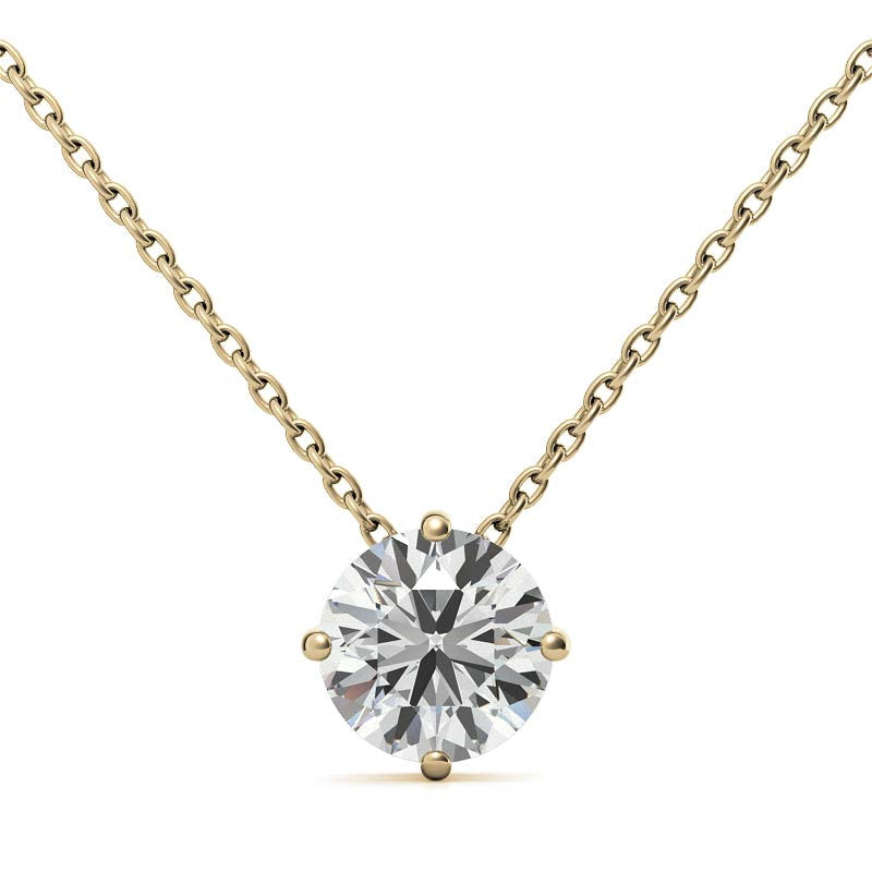 Sterling Silver Prong Set Pendant