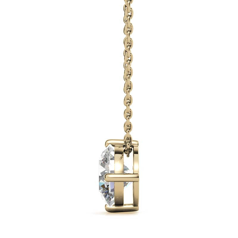Sterling Silver Prong Set Pendant