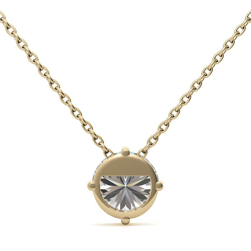Sterling Silver Prong Set Pendant