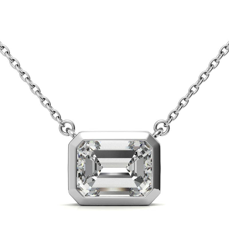 Timeless Emerald Cut Pendant for Women’s