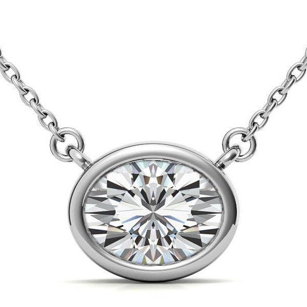 925 Sterling Silver Sparkling Solitaire Set of earrings and Pendant