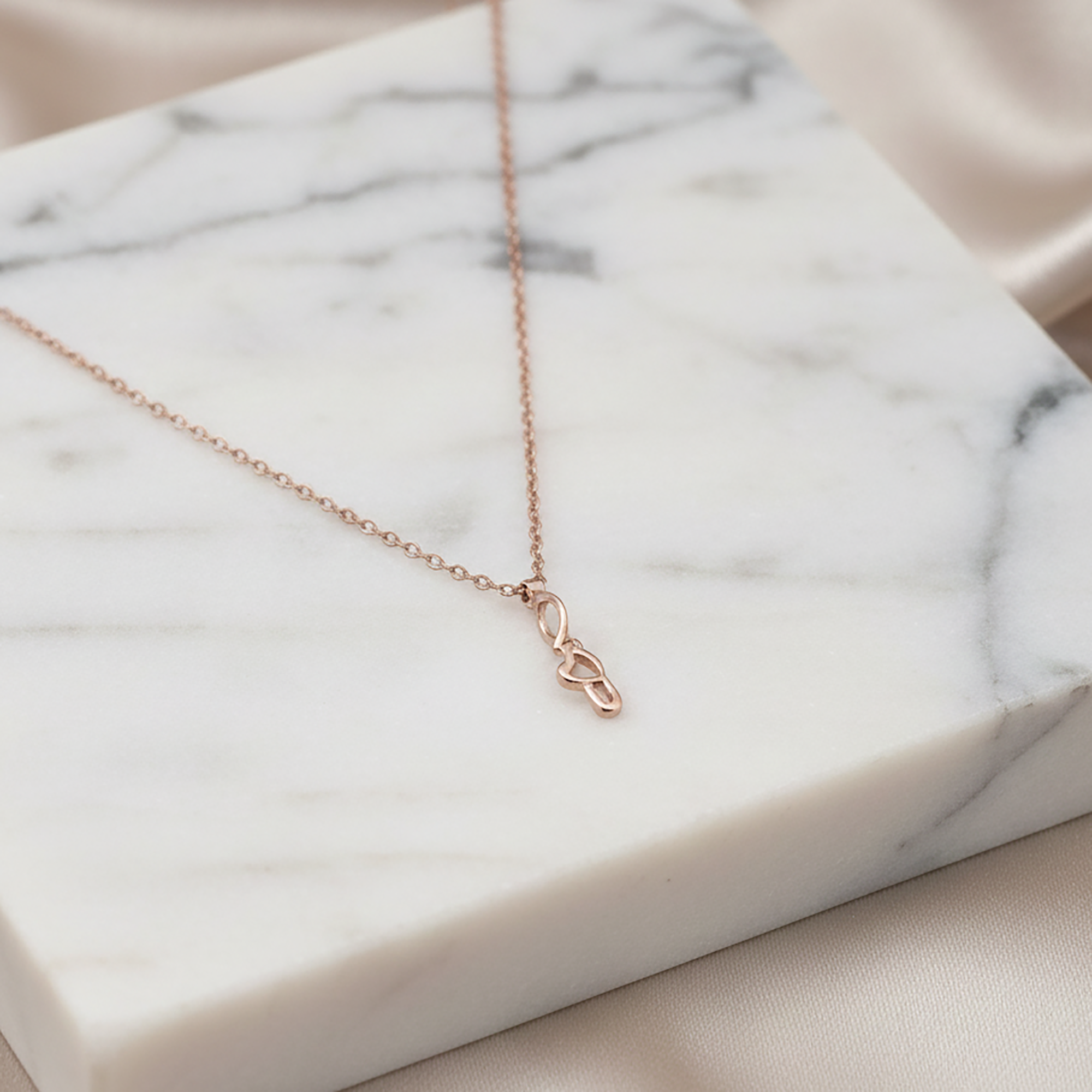 Rose Gold I Love U Pendant