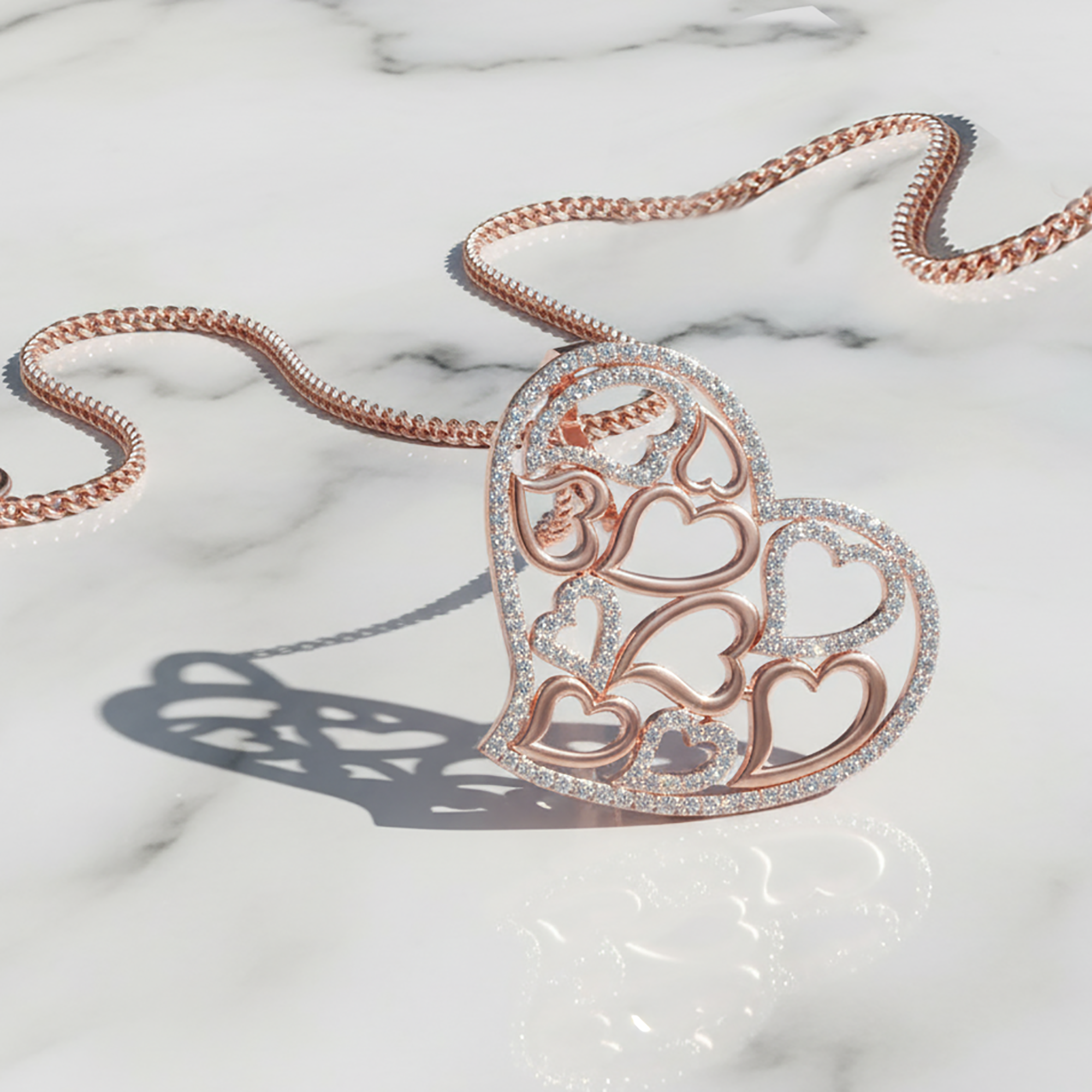 Multi Heart Pendant