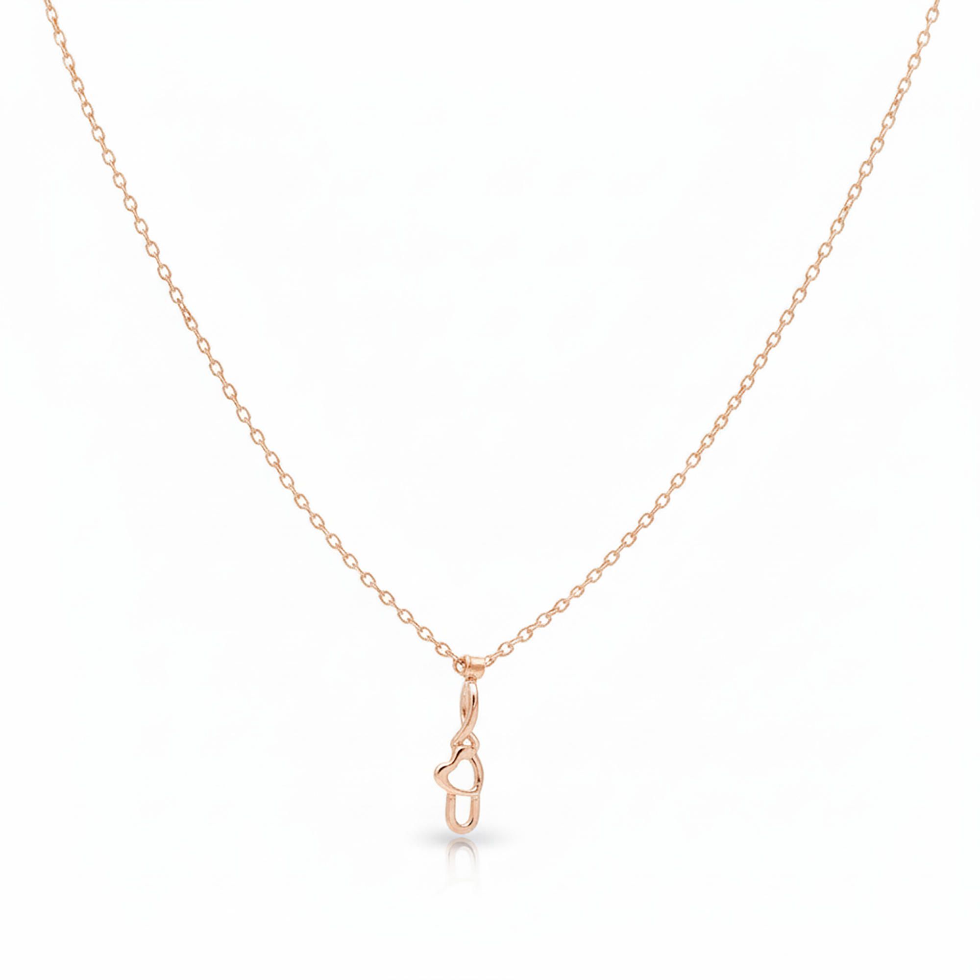 Rose Gold I Love U Pendant
