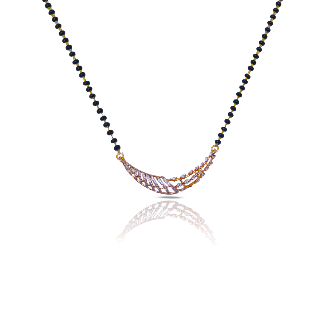 Enchanting Union Rose Gold Plated Mangal Sutra