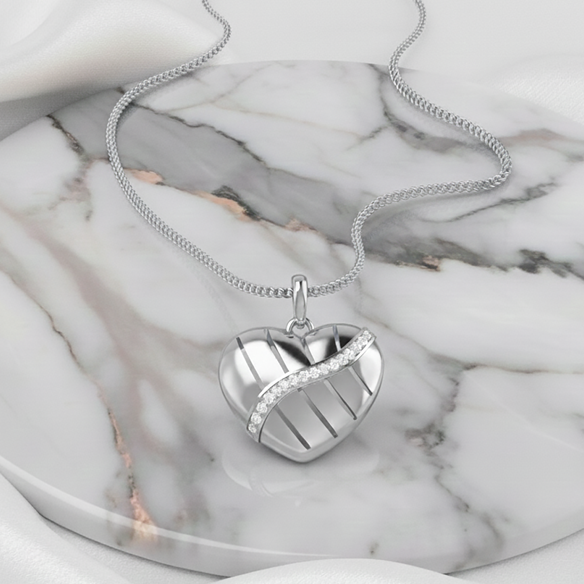 Sterling Silver Heart Pendant