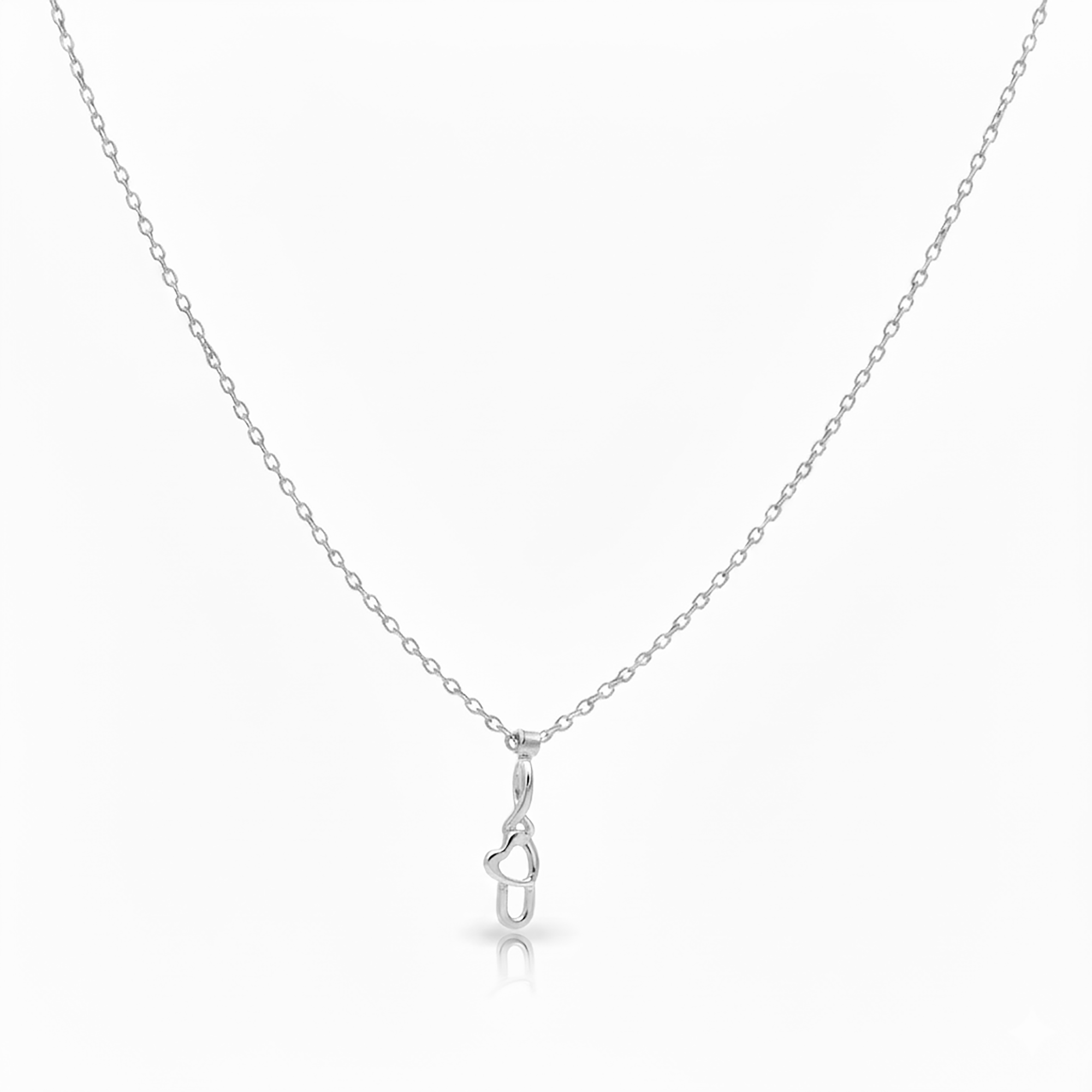 Sterling Silver I Love U Pendant