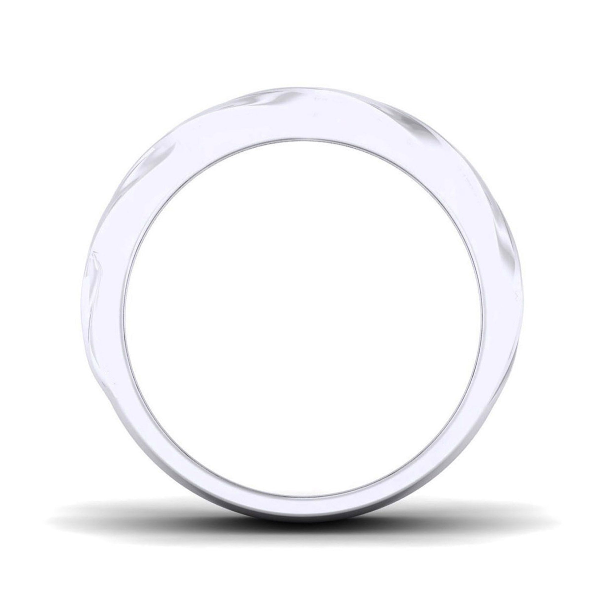 Twisted Flush Setting Ring