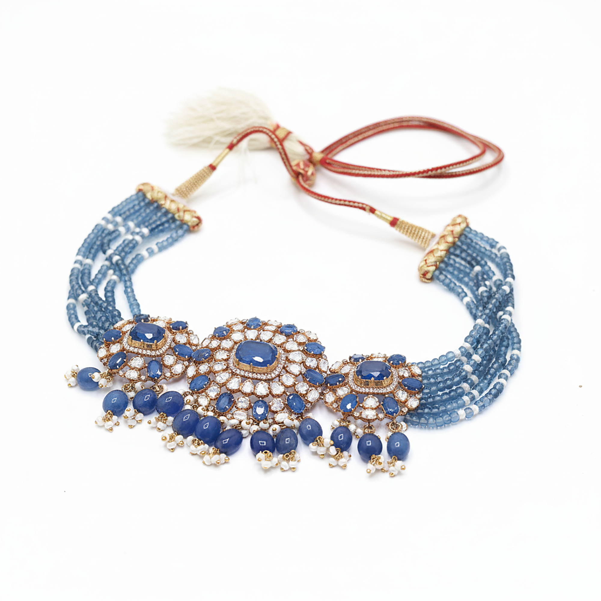 Timeless Sapphire Bridal Choker